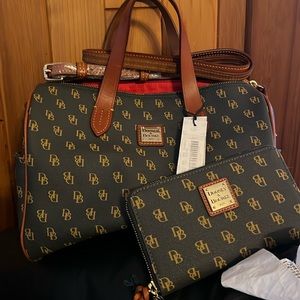 NWT Dooney & Bourke Olivia Satchel NG893 SM Purse and Wallet